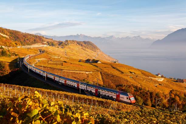 A  train traveling on a railway curve| Africa's rail revolution