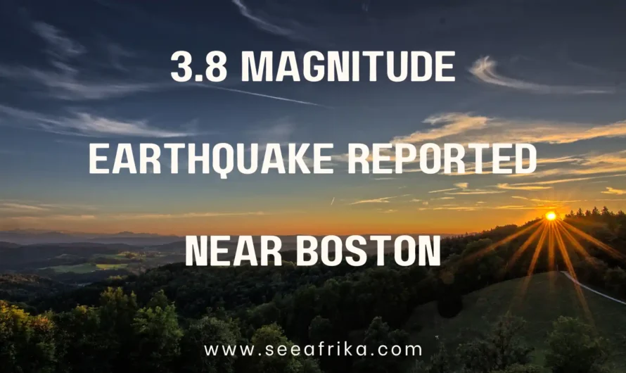 3.8 Magnitude Earthquake Reported Near Boston