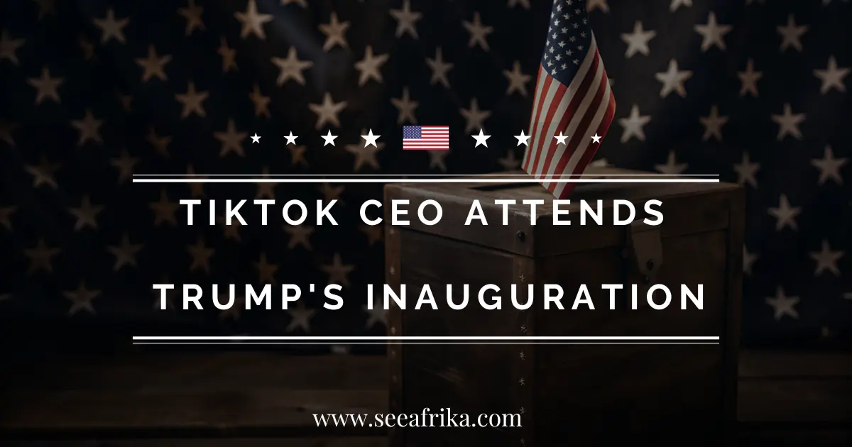 TikTok CEO Attends Trump's Inauguration